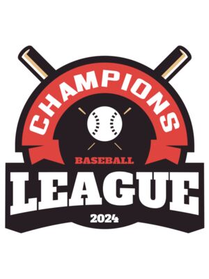 Champions League Baseball logo template