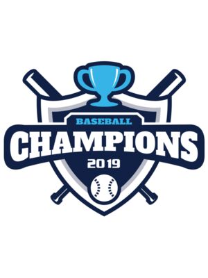 Champions Baseball logo template 02