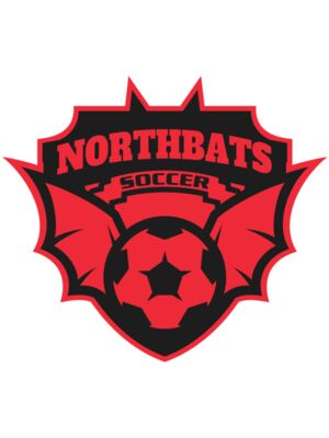 North bats Tournament Soccer logo template