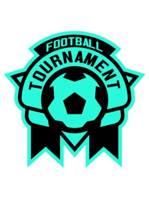 Tournament Football logo template
