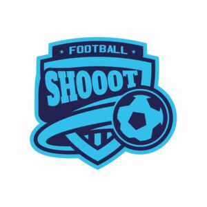 Shoot Football logo template Thumbnail