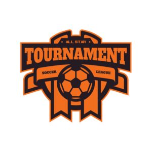 Tournament Soccer league logo template Thumbnail
