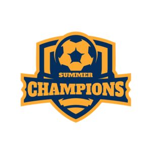 Champions Summer Soccer logo template Thumbnail
