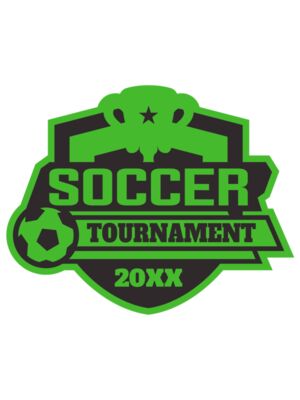 Soccer Tournament logo template 02