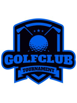 Golf Club Tournament logo template 03