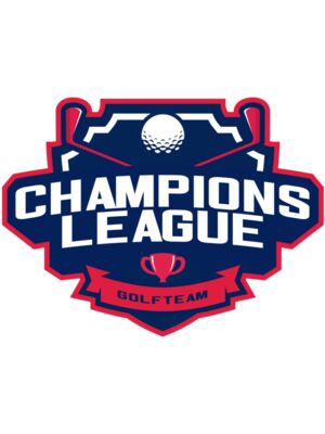 Champions League Golf Team logo template