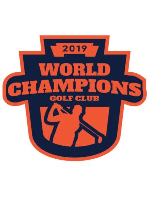 World Champions Golf club logo template