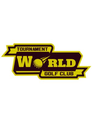 World Tournament Golf club logo template