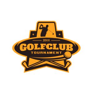 Golf club Tournament logo template 05 Thumbnail