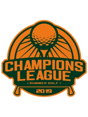 Champions League Summer Golf logo template