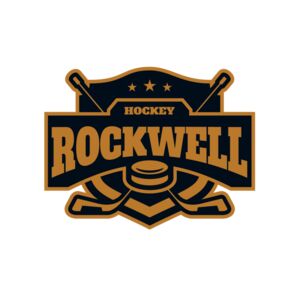 Rockwell Hockey logo template Thumbnail