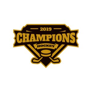 Champions Hockey logo template Thumbnail