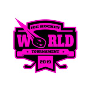 World Ice Hockey Tournament logo template Thumbnail