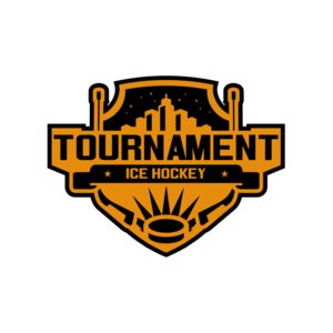 Tournament Ice Hockey logo template 02 Thumbnail