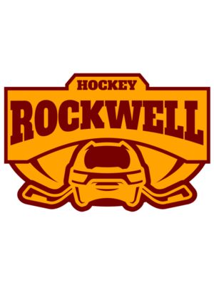 Rockwell Hockey logo template 02