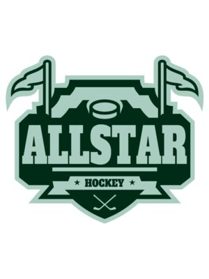 All Star Hockey Tournament logo template 02